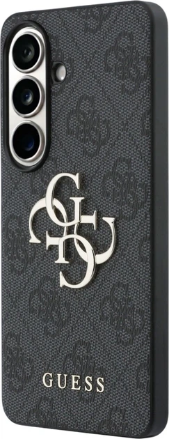 Etui plecki Guess 4G Big Metal Logo do Samsung Galaxy S26 Black (3666339613693) - obraz 2