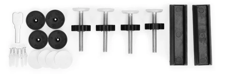 Bramka zabezpieczająca EcoToys Barierka na schody i drzwi 74-105 cm  SG-012-BC Czarna (5905817006410) - obraz 10