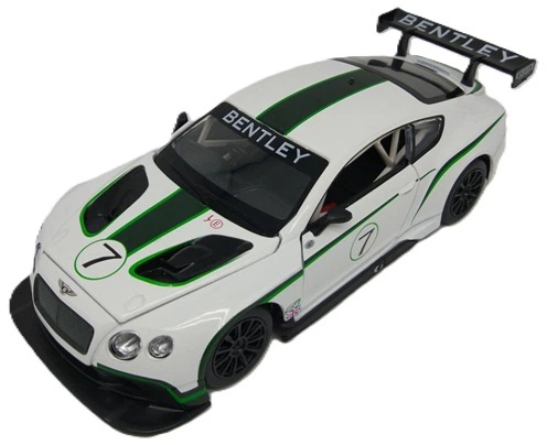 Металева модель автомобіля MSZ Bentley Continental GT3 Білий 1:24 23132 (4897071923132) - зображення 2