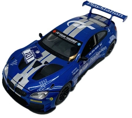 Металева модель автомобіля MSZ BMW M6 GT3 Синій 1:24 68255A (4897071925303) - зображення 2