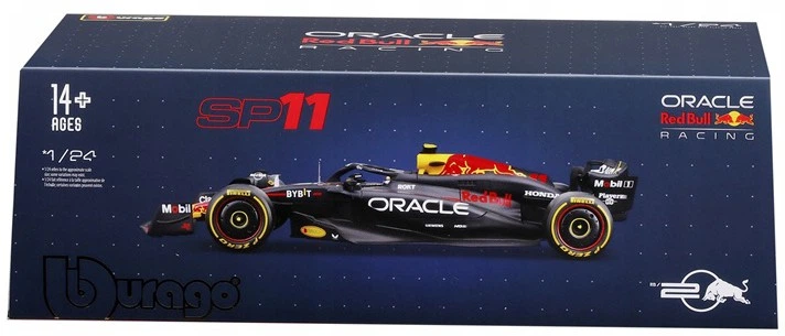 Металева модель автомобіля Bburago Formula Oracle RB20 S. Perez 1:24 28056_11 (4893993020010) - зображення 2