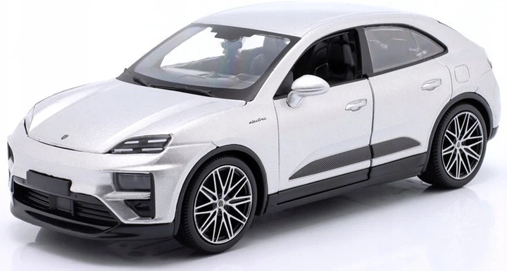 Металева модель автомобіля Bburago Porsche Macan Turbo Electric 1:24 21114 (4893993211142) - зображення 4