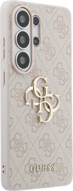 Etui plecki Guess 4G Big Metal Logo do Samsung Galaxy S26 Ultra Pink (3666339613778) - obraz 4