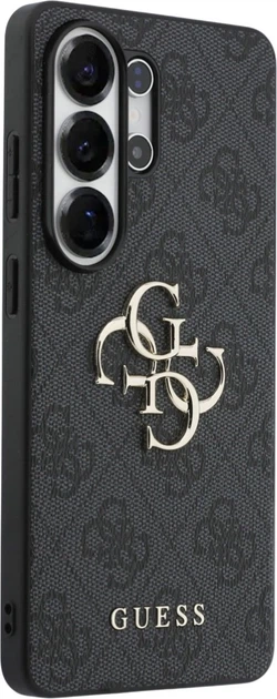 Etui plecki Guess 4G Big Metal Logo do Samsung Galaxy S26 Ultra Black (3666339613716) - obraz 4