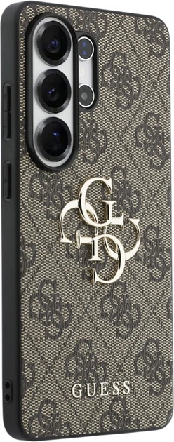 Etui plecki Guess 4G Big Metal Logo do Samsung Galaxy S26 Ultra Brown (3666339613747) - obraz 4