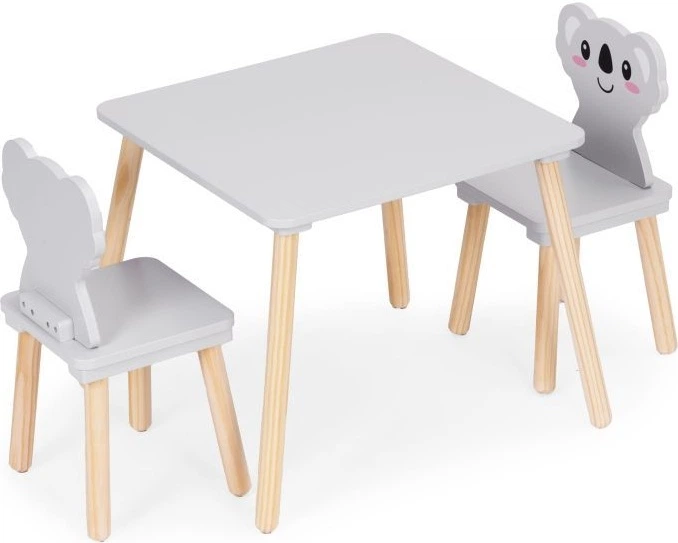 Набір меблів для дітей EcoToys столик 2 стільці Коала 6163 (5905817007042) - зображення 2