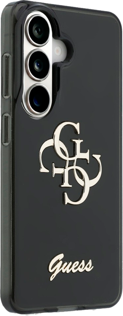 Etui Guess IML Big Metal 4G Script do Samsung Galaxy S26 Black (8018417525650) - obraz 4