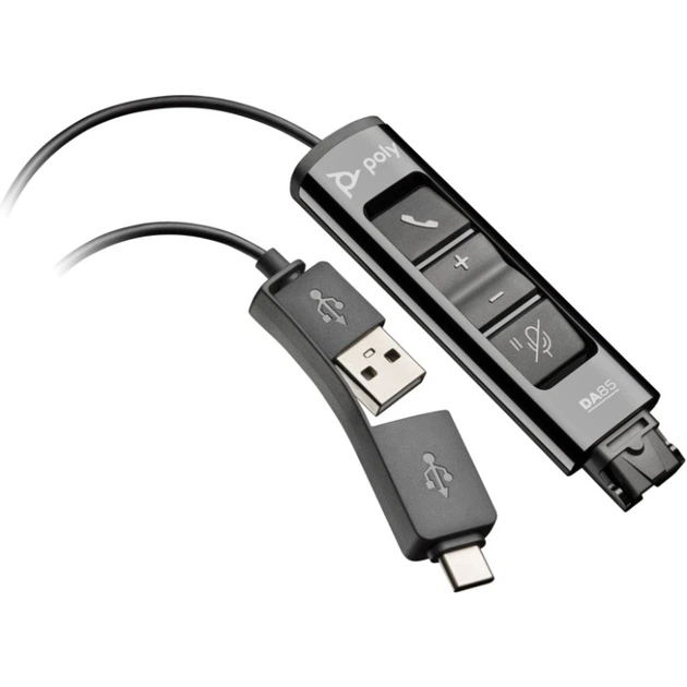 Адаптер Poly DA85 USB-A/C --> QD - Фото 1 Адаптер Poly DA85 USB-A/C --> QD - изображение 1