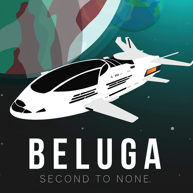 Постер Элита, Elite:Dangerous, Beluga, постер для геймера, космический корабль, sci-fi, A3 42×30 см (id3328) - изображение 3
