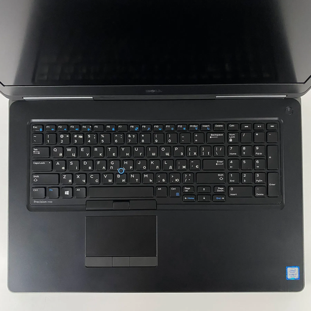 Мобільна робоча станція Б-класу Dell Precision 7720 / 17,3" (3840x2160) IPS / Intel Core i7-7920HQ (4 (8) ядра по 3.1 - 4.1 GHz) / 16 GB DDR4 / 128 GB SSD + 1000 GB HDD / Quadro P4000, 8 GB GDDR5, 256-bit / WebCam б/в + Подарунок Бездротова мишка USB - зображення 3