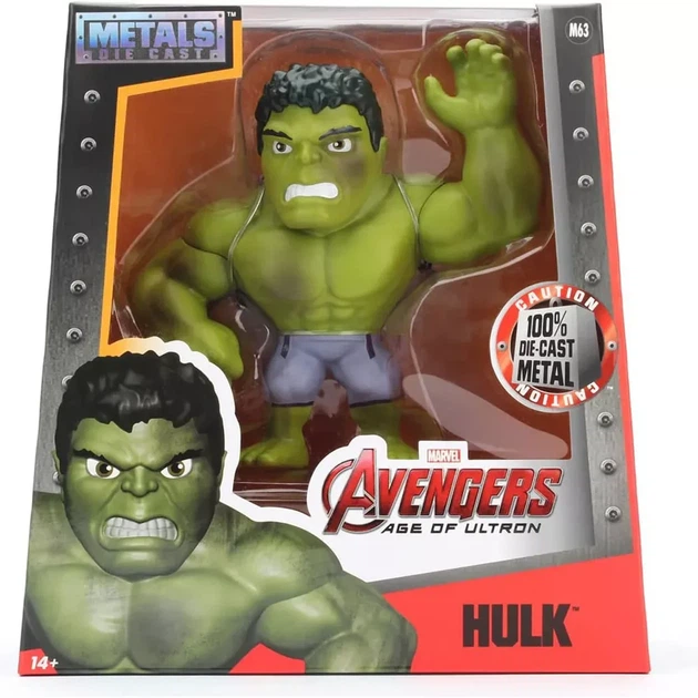 Фигурка Jada Marvel Халк 15 см (253223004) - Фото 7 Фигурка Jada Marvel Халк 15 см (253223004) - изображение 7