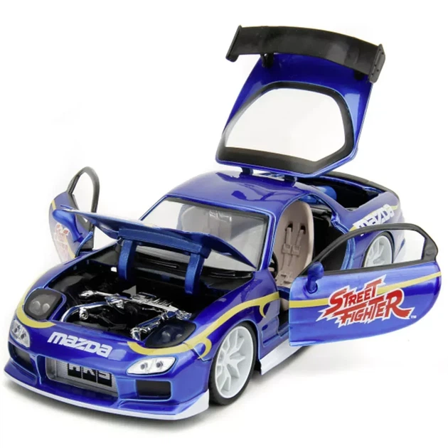 Машинка Jada Вуличний боєць Mazda RX-7 з фігуркою Чан-лі 1:24 (253255062) - зображення 4