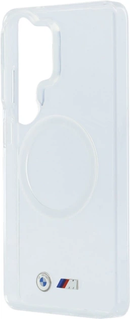 Etui BMW IML Shockproof Metal Logo MagSafe do Samsung Galaxy S26 Ultra Transparent (BMHMS26L25HSMLKT) - obraz 6