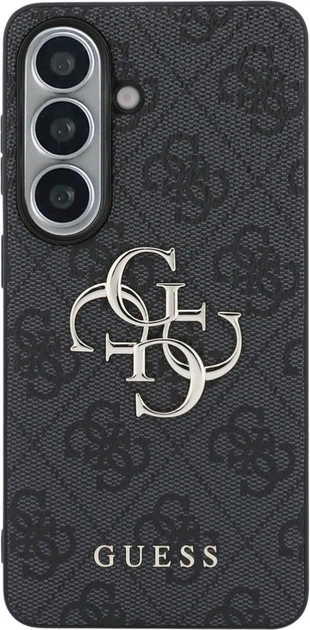 Etui plecki Guess 4G Big Metal Logo do Samsung Galaxy S26 Plus Black (3666339613709) - obraz 3