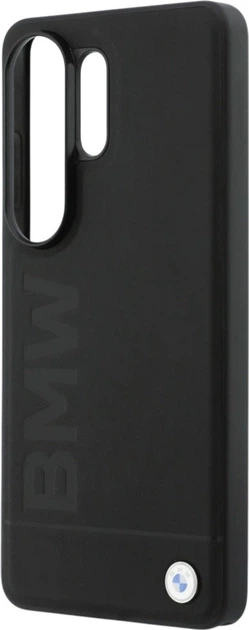 Etui BMW IML Leather Hot Stamp MagSafe do Samsung Galaxy S26 Ultra Black (BMHMS26L25SLLBK) - obraz 6