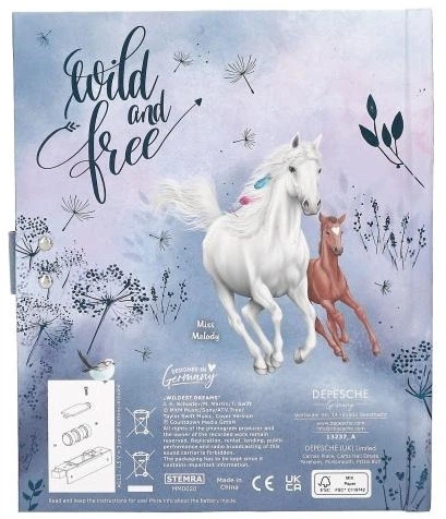 Щоденник із кодовим замком Depesche Miss Melody з мелодією Wildest Dreams 13237A (4010070690885) - зображення 4