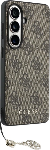 Etui plecki Guess 4G Classic Logo Charm MagSafe do Samsung Galaxy S26 Brown (3666339613983) - obraz 3