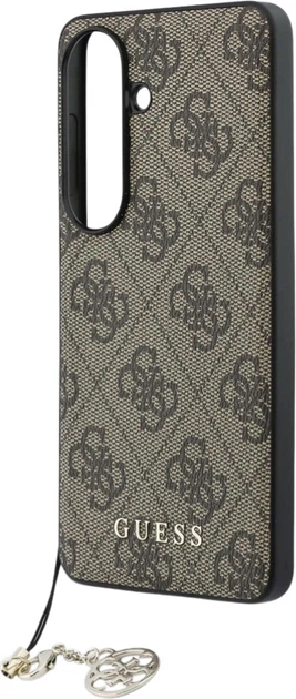 Etui plecki Guess 4G Classic Logo Charm MagSafe do Samsung Galaxy S26 Brown (3666339613983) - obraz 5