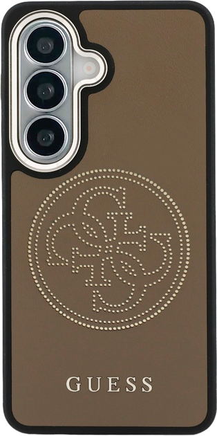 Etui Guess Perforated Logo MagSafe do Samsung Galaxy S26 Brown (3666339613099) - obraz 3