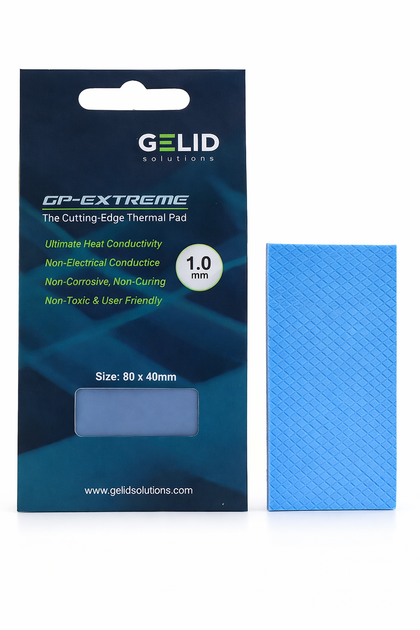 Термопрокладка Gelid Solutions GP-EXTREME 80x40 1мм 15W/mK (TP-GP04-B) - Фото 1 Термопрокладка Gelid Solutions GP-EXTREME 80x40 1мм 15W/mK (TP-GP04-B) - изображение 1