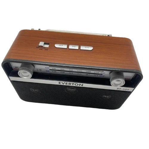 Портативный радиоприемник Everton RT-309 FM/AM/SW/Bluetooth/USB/фонарик - Фото 4 Портативный радиоприемник Everton RT-309 FM/AM/SW/Bluetooth/USB/фонарик - изображение 4