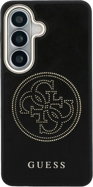 Etui Guess Perforated Logo MagSafe do Samsung Galaxy S26 Black (3666339613129) - obraz 3