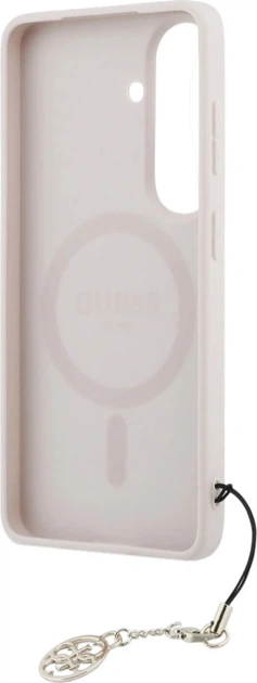 Панель Guess 4G Classic Logo Charm MagSafe для Samsung Galaxy S26 Pink (3666339614003) - зображення 6