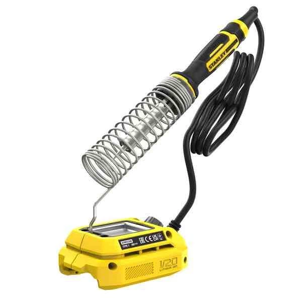 Паяльник акумуляторний STANLEY® FATMAX® V20 18В, спектр температур 204°C - 482°C, вес 0.47 кг. (SFMCE040B) - зображення 5