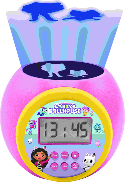 Будильник з проектором Lexibook Ґаббі RL977GDH (3380743105338) - зображення 2