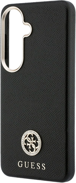 Панель Guess Rhinestone Round Logo MagSafe для Samsung Galaxy S26+ Black (3666339613402) - зображення 6