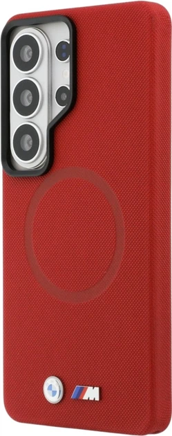 Чохол BMW M Metal Logo MagSafe для Samsung Galaxy S26 Ultra Red (BMHMS26L25PFWSMR) - зображення 2
