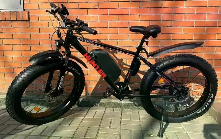 Электровелосипед Corso HUNTER 26 дюймов (500W, 48V, 15Ah) Черно-Красный - изображение 2