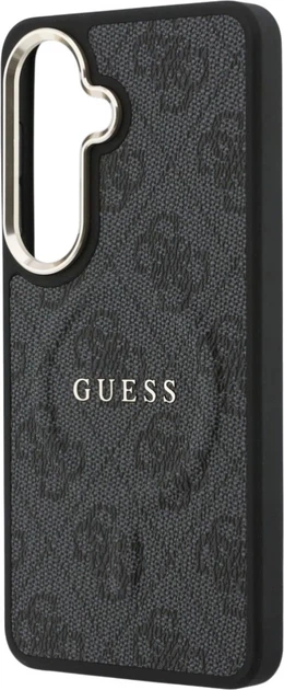 Etui plecki Guess 4G Embossed Ring MagSafe do Samsung Galaxy S26 Plus Black (3666339613167) - obraz 6