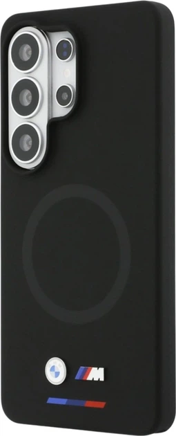 Etui BMW M Silicone MagSafe do Samsung Galaxy S26 Ultra Black (BMHMS26L25SITBOK) - obraz 2