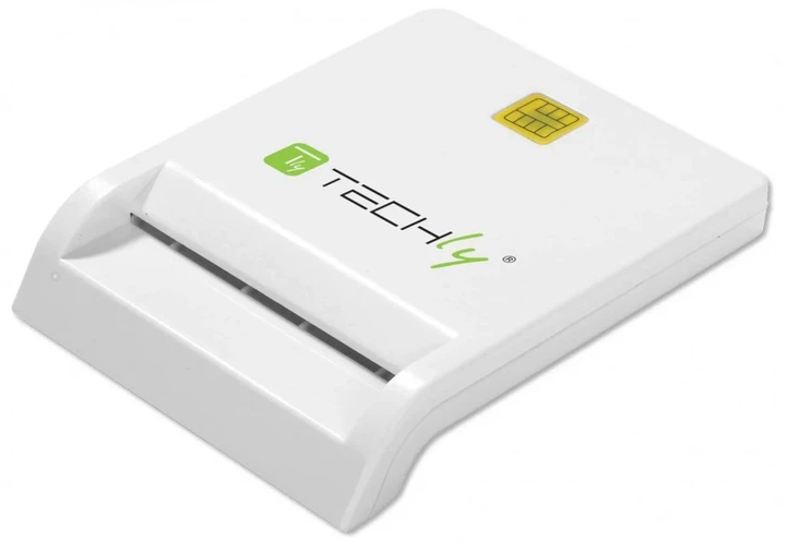 Зчитувач чіп-карт TECHly Compact Smart Card Reader/Writer USB2.0 White (8054529029150) - зображення 2