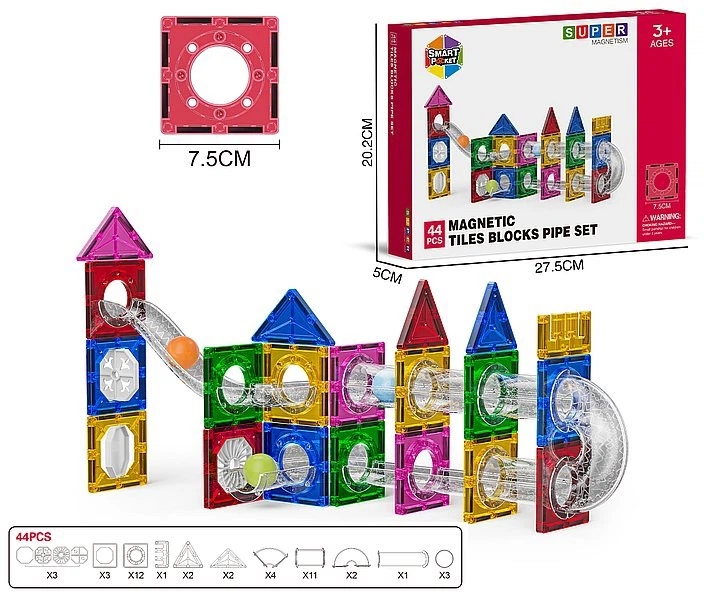 Klocki magnetyczne Adar 44 elementy 04858 (5901271604858) - obraz 4