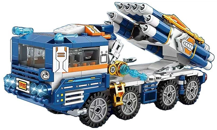 Klocki konstrukcyjne Adar wyrzutnia rakiet 409 elementów 30741 (5901271630741) - obraz 2