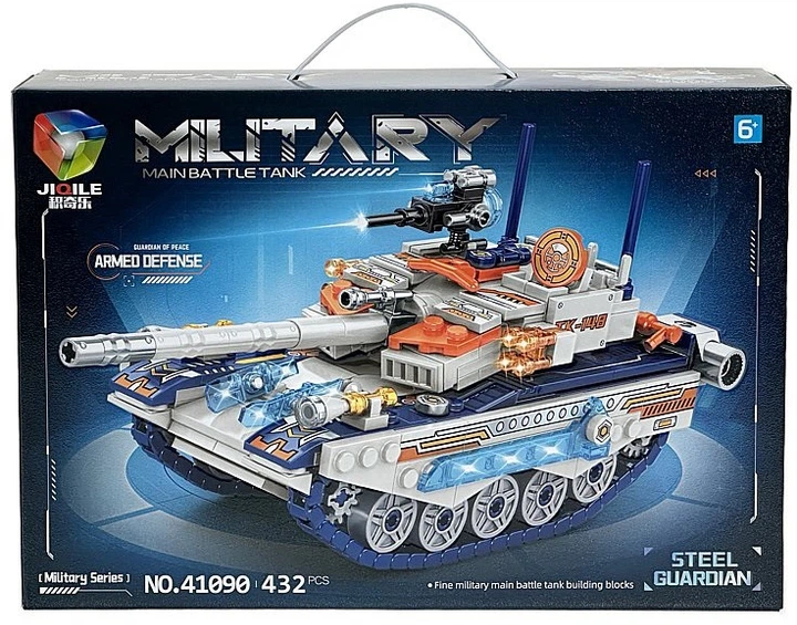 Klocki konstrukcyjne Adar czołg 432 elementy 30758 (5901271630758) - obraz 2