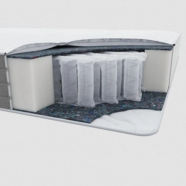 Матрац ортопедичний Homefort Dream 180х200 см Білий (34626254) - изображение 3