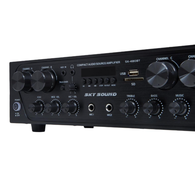 Усилитель мощности SK-480 (4*80W) - изображение 2
