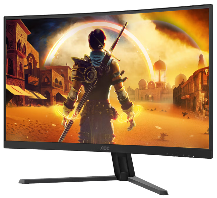 Монiтор TFT AOC 31.5” C32G42ZE VA FHD Curved 240Hz (260 OC) 300nit HDMI DP Black - изображение 8