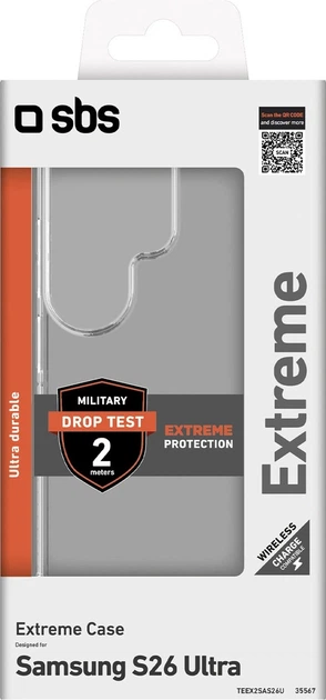 Etui plecki SBS Extreme X2 Case do Samsung Galaxy S26 Ultra Transparent (TEEX2SAS26U) - obraz 2