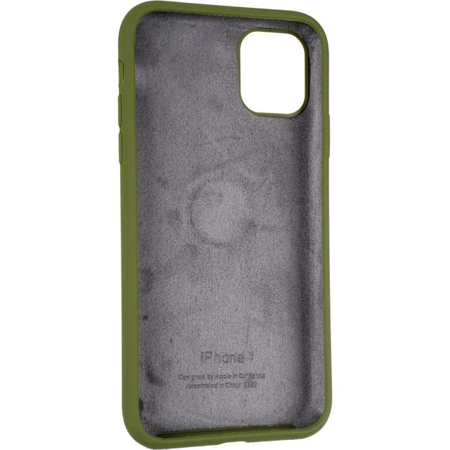 Чохол Avantis силіконовий Full Silicone Case for iPhone 11 Pro Army Green (з MagSafe) - зображення 4
