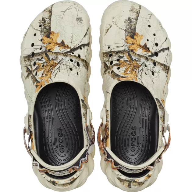 Сабо Crocs Echo Clog Realtree Edge Camo Bone - 39р. (Стопа 24.9-25.6см) - Фото 4 Сабо Crocs Echo Clog Realtree Edge Camo Bone - 39р. (Стопа 24.9-25.6см) - зображення 4
