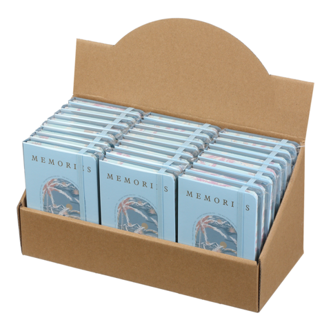 Блокнот BUROMAX А6 80арк. ESSENCE 256104-12 білий, тв.лам.обкл., на гумці, крем.папір (24) /BM.256104-12/ - зображення 3