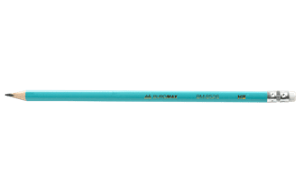 Олівець графітовий BUROMAX 8526 HB із резинкою, PASTEL трикутний (100) /BM.8526/ - зображення 3