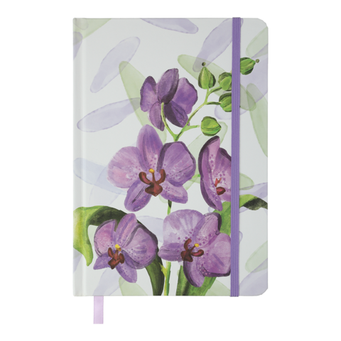 Блокнот BUROMAX А5 96арк. ORCHID 255119-39 лавандовий, тв.лам.обкл., на гумці, крем.папір (6) /BM.255119-39/ - Фото 1 Блокнот BUROMAX А5 96арк. ORCHID 255119-39 лавандовий, тв.лам.обкл., на гумці, крем.папір (6) /BM.255119-39/ - зображення 1