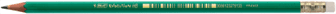 Олівець графітовий BIC 655 Evolution HB, пластиковий зелений, з гумкою 4шт/упак. (ціна за уп.) /bc8902753/ - зображення 2