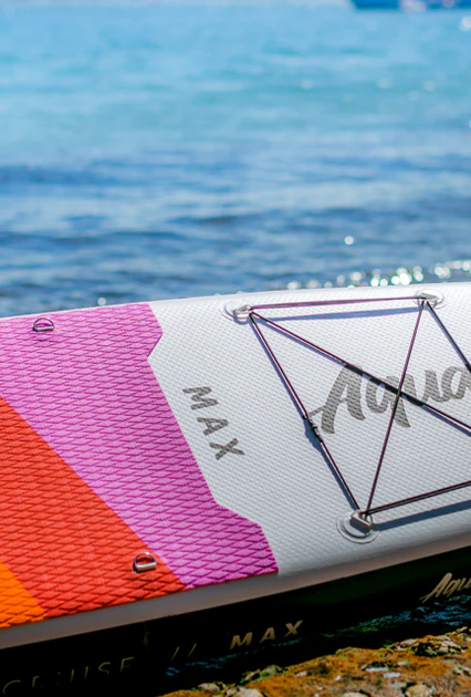 SUP-доска надувная Aquaplanet Max Rainbow 10'6" (320х78х15 см) с веслом и аксессуарами - изображение 13