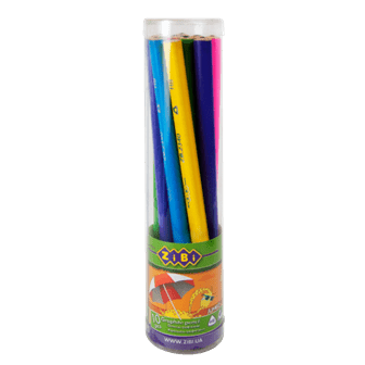 Олівець графітовий ZiBi JUMBO 2340-10 HB /ZB.2340-10/ - Фото 1 Олівець графітовий ZiBi JUMBO 2340-10 HB /ZB.2340-10/ - зображення 1